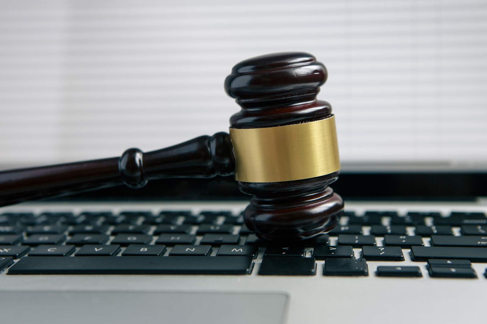 Lawyer blogging concept