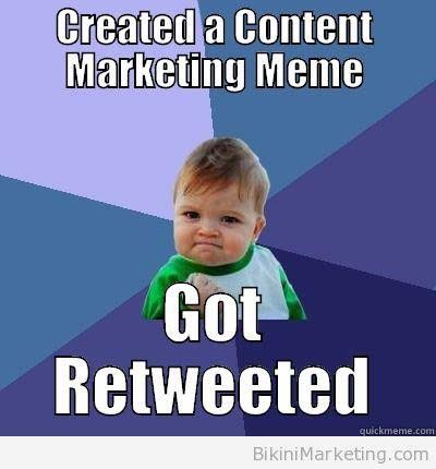 Content marketing meme