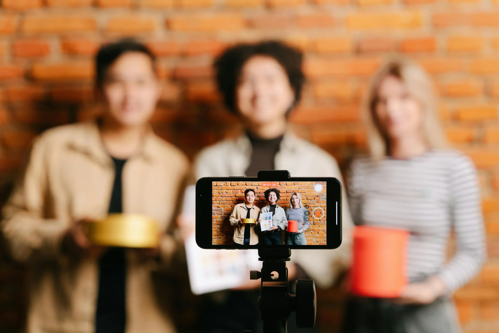 Content creators demonstrating the benefits of influencer marketing