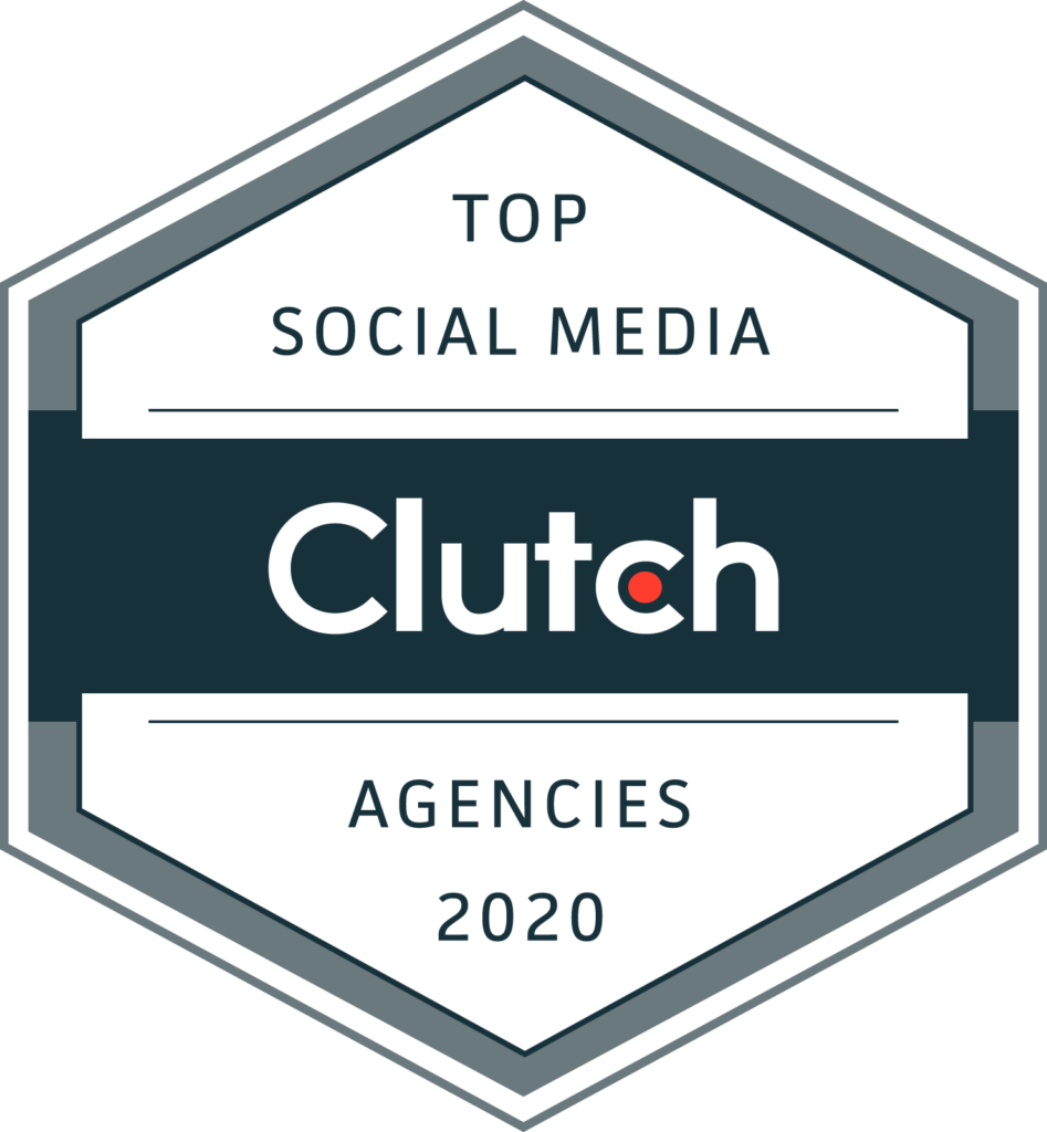 Clutch Top Social Media Agency Award 2020