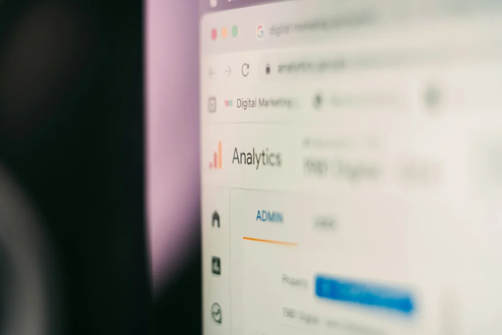 Screenshot of Google Analytics dashboard displaying data for digital marketing, relevant for predictive analytics.