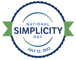 National Simplicity Day 2022 Logo