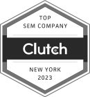 Clutch 2023 Top SEM Company in New York Award